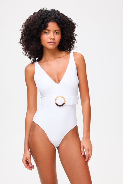 Heidi Klein - US Store - Cala Luna Belted Swimsuit